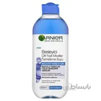 پاک کننده ارایش میسلار واتر 2 فاز گارنیر گارنیه garnier مدل Garnier Micellar Water Facial Cleanser Delicate Skin and Eyes