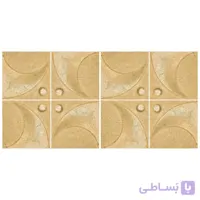 دیوارپوش تندیس و پیکره شهریار مدل آمای کد W1010-03 بسته 8 عددی