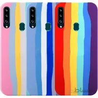 قاب سیلیکونی گوشی سامسونگ Samsung Galaxy A20s مدل رنگین کمانی ویتنامی اصل