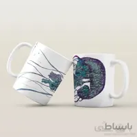 ماگ سرامیکی طرح عروس دریایی