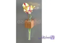 گلدان چوبی آهن ربایی ا قابل اتصال به آهن