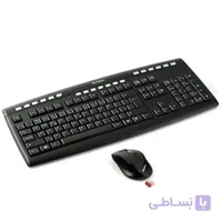 کیبورد و ماوس بی سیم ای فورتک مدل 9200F ا A4tech 9200F Wireless Keyboard and Mouse