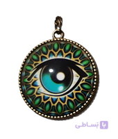 گردنبند برنزی طرح چشم مدل Ak017