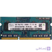رم لپ تاپ اس کا هاینکس PC3 DDR 3 مدل HMT451S6AFR8C ظرفیت ۴ گیگابایت ا SK Hynix RAM 4 GB DDR3