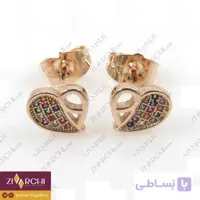 گوشواره میخی ژوپینگ (طرح قلب) 892