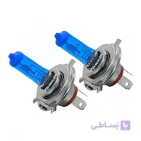 لامپ H4 یخی کریتر 100 وات بسته 2 عددی