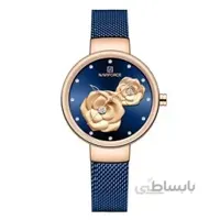 ساعت مچی نیوی فورس زنانه آبی مدل Naviforce 5013
