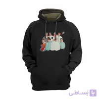 هودی مشکی طرح گروه موسیقی اکسو EXO