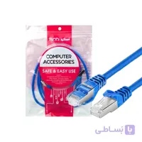 کابل شبکه تسکو TSCO TNC 603 FTP CAT6 LAN Cable 30cm