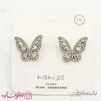 گوشواره زنانه میخی پروانه Hishijie
