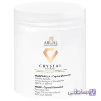 ماسک ترمیم کننده مو آروال سری Crystal Diamond مدل آرگان حجم 500 میلی لیتر