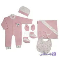ست لباس بیمارستانی نوزادی 7 تکه طرح خرگوش و قلب مادرکر Mothercare