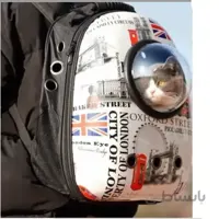 کیف فضایی گربه و سگ طرح انگلیسی