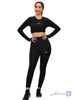 ست نیمتنه آستین بلند و لگ ورزشی زنانه Under armour ا Half sleeve set and womens sports leggings