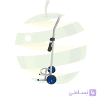 ترالی حمل کپسول اکسیژن ۵ و ۱۰ لیتری
