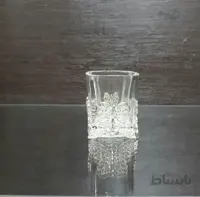 لیوان قهوه خوری ترکیب کریستال و نقره نما ۶ عدد کد ۱۰۲۲۲۸