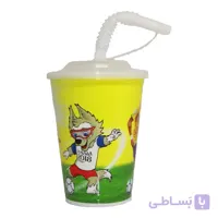 لیوان درب و نی دار فانتزی کودک