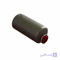 منبع کویل دار 4000 لیتری افقی با ورق 6