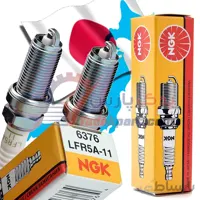شمع پایه بلند وی پاور هیوندای/کیا برند NGK ژاپن(بسته4عددی) ا NGK Spark Plug LFR5A-11 6376 JAPAN