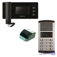 پکیج کامل آیفون تصویری مانیتور 4.3 اینچ مدل 1096 و پنل تصویری 1086 الکتروپیک