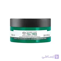 ماسک خاک رس درخت چای بادی شاپ حجم 100 میل ا Tea Tree Skin Clearing Clay Face Mask The Body Shop