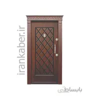 درب ضد سرقت CNC تک قاب لوزی سری K