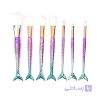 ست براش 7 عددی مدل پری دریایی 7-piece mermaid brush set