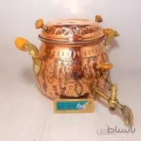 کتری مسی قلم دست شیردار کد 13263266440