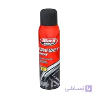 اسپری براق کننده تایر خودرو بلک مجیک BLACK MAGIC مدل TIRE WET