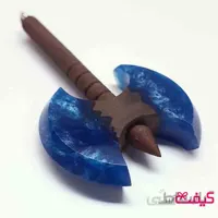 گردن آویز رزین تبر دو لبه