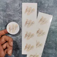 استیکر گرد thank you (مجموعه 40 عددی)