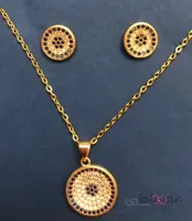 نیم ست چشم نظر طلایی زد جی جولری