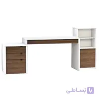 مجموعه سه عددی میز تحریر فایل کتابخانه لمکده مدل جوان