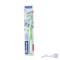 مسواک با برس متوسط تریزا Trisa مدل Perfect White