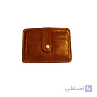کیف جاکارتی چرم طبیعی قهوه ای
