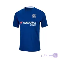 پیراهن ورزشی چلسی مدل Hazard 17/18