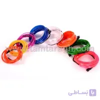 ال وایر (کلاف نوری) نورپردازی داخل خودرو 2 متری