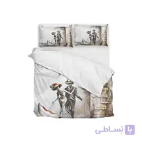 ست لحاف دو نفره ۶ تکه سه بعدی king size -طرح lovely style