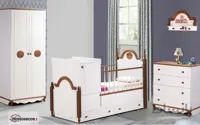 تخت خواب نوزاد دو منظوره مدل C141