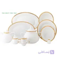 چینی زرین طرح سه اسلیمی 12 نفره