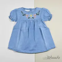بلوز جین دخترانه بچه گانه گلدوزی کد 2315