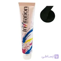 رنگ مو اینویتیشن شماره 1 رنگ مشکی حجم 120 میل