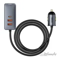 شارژر فندکی 4 پورت بیسوس مدل Baseus Share Together Car Charger 120W CCBT-A0G