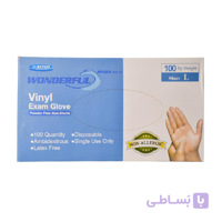 دستکش وینیل واندرفول WonderFul بسته ۱۰۰ عددی