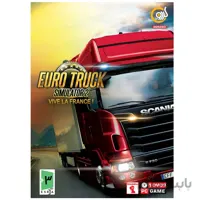 بازی Euro Truck Simulator 2 VIVE LA FRANCE شبیه ساز کامیون یورو 2 مخصوص کامپیوتر و لپ تاپ 1 DVD ا Euro Truck Simulator 2 VIVE LA FRANCE PC games