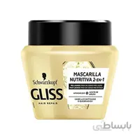 ماسک مو گلیس مدل احیا کننده حجم 300 میل ا Gliss Hair Mask Ultimate Oil Elixir