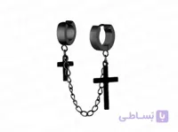پیرسینگ میخی و کلیپسی دو صلیب 12314