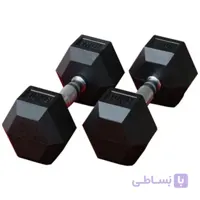 دمبل ۶ ضلعی 10 کیلویی ا hexagonal dumbbell 10 kg