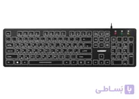 کیبورد گرین مدل GK401 باحروف فارسی ا Green GK401 Keyboard With Persian Letters