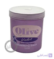 پودر دکلره الیو OLIVE بنفش وزن 500 گرم